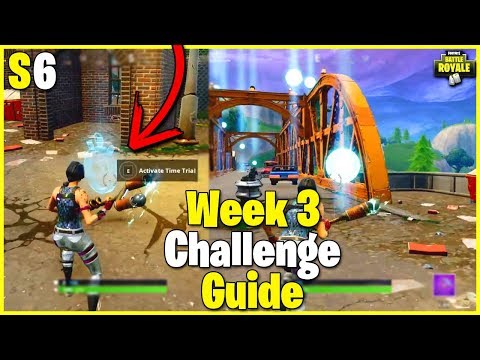 All Time Trial Locations + 15m Tomato Throw  | S6 Week 3 Challenge Guide - Fortnite
