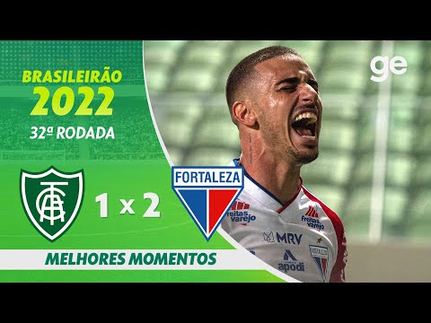 Gols e lances de América-MG x Fortaleza