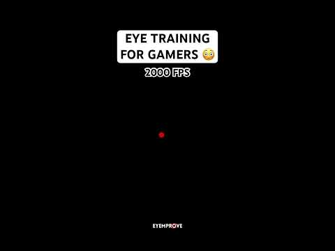 Get Better Aim with this 2000 FPS Eye Training #gaming #shorts