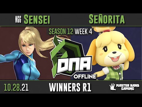 DNA S12:W4 - NGG | Sensei (Zero Suit Samus) vs Señorita (Isabelle) - WR1