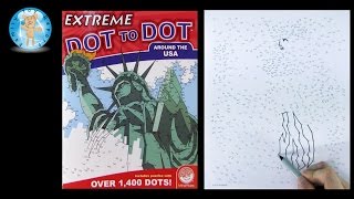 Mindware Extreme Dot to Dot Around the USA Puzzle Book Review - Family Toy Report