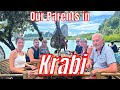 Our PARENTS Visit KRABI Thailand Travel Vlog At Railay Beach 4 Islands Boat Tour Fish Thai Food