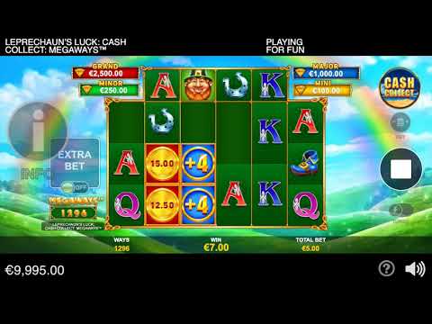 Leprechaun's Luck Cash Collect Megaways – Video Gameplay
