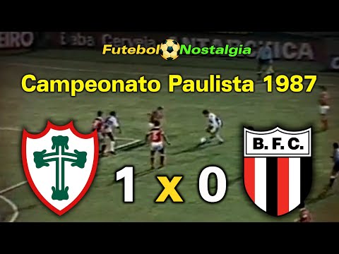 Portuguesa 1 x 0 Botafogo-SP - 22-07-1987 ( Campeonato Paulista )