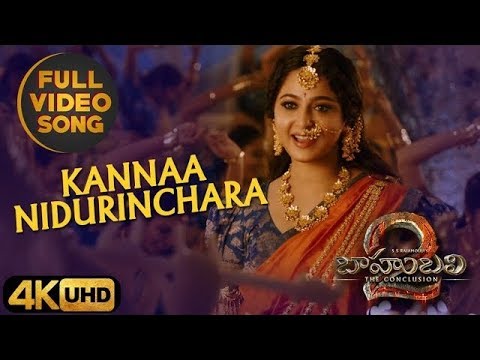 Kanna Nidurinchara Full HD Video Song  Bahubali 2