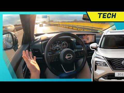 Assistenzsysteme im Nissan X-Trail (2022) im Test: ProPILOT, 360 Grad View, Head-up-Display & Tacho