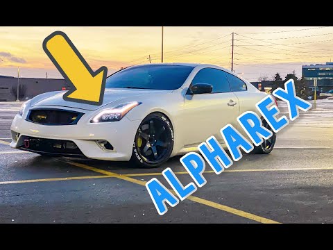 DIY Alpharex headlight on my G37s (MY FIRST VLOG)