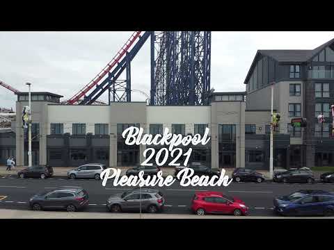 Blackpool Pleasure Beach 2021, 4K Cinematic Drone Footage