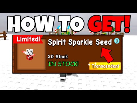 How to GET SPIRIT SPARKLE SEED in GROW a GARDEN!