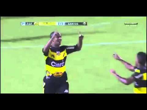 Gols - Novorizontino 3 x 3 Santos - 13/02/2016