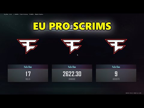 FAZE Fexx, Gustav, Aitzy & D1gg3r1 - 17 KILLS - EU PRO SCRIMS - PUBG