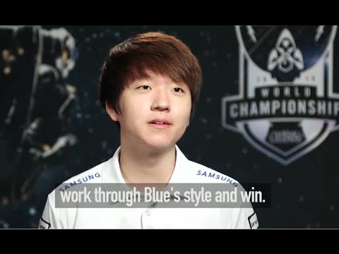 Pre-Game hype talk before Samsung Blue vs Samsung White series | Semi Finals S4 Worlds 2014