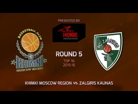 Highlights: Top 16, Round 5, Khimki Moscow Region 111-80 Zalgiris Kaunas