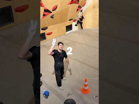 Je lui laisse 5 secondes d’avance 👀 #escalade #grimpe
