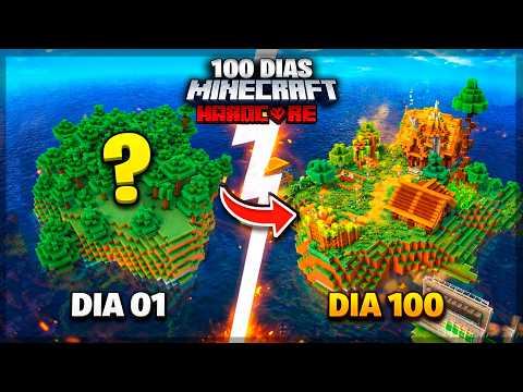 SOBREVIVI 100 DIAS EM UMA ILHA NO MINECRAFT HARDCORE - O FILME