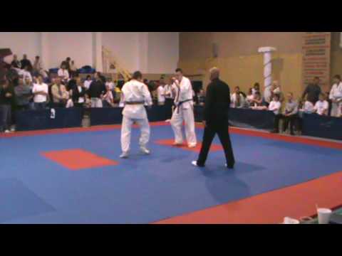 Michał Malesa - walka eliminacyjna - MP Juniorów 2009 w Świnoujściu - kat. +80 kg