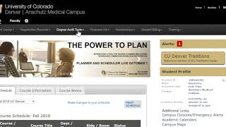 Student Videos: Accessing Planner