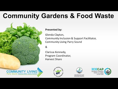 Community Gardens & Food Waste (Webinar)