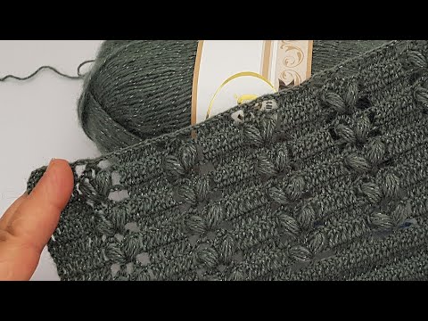 AMAZİNG  Easy Beautiful  Floral Crochet Pattern Etol Shwal and Cover Model Tığ işi Örgü Modeli