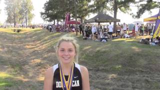 preview picture of video '2013 Louisiana State XC Championships - Mia Meydrich Girl's 5A Champion'