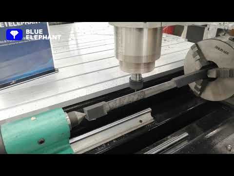 The test video of the ELE1325 4 CNC router