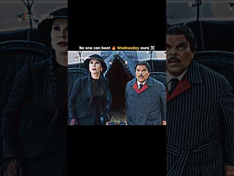 No one can beat 🔥 Wednesday aura ☠️ | Wednesday 🎭 | #netflix #netflixseries