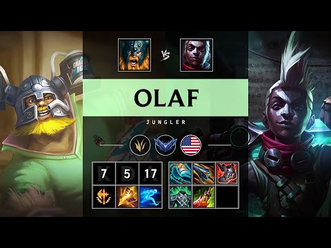Olaf Jungle vs Ekko - NA Diamond Patch 25.17
