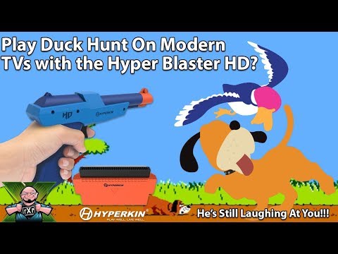 Does This Play Duck Hunt on Flat Panel TVs?   Should You Buy the Hyperkin Hyper Blaster HD Light Gun