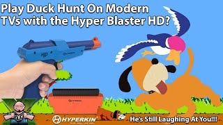 Does This Play Duck Hunt on Flat Panel TVs?   Should You Buy the Hyperkin Hyper Blaster HD Light Gun