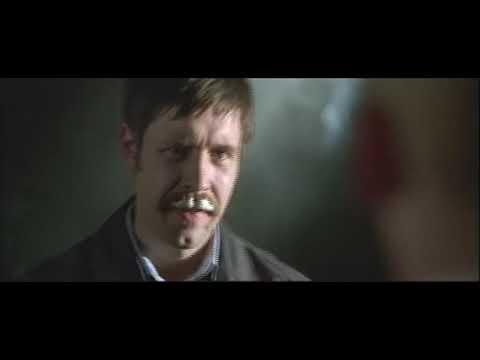 Hot Fuzz trailer montage of foot chases, pub, and Somerfield—typical music-bearing beats