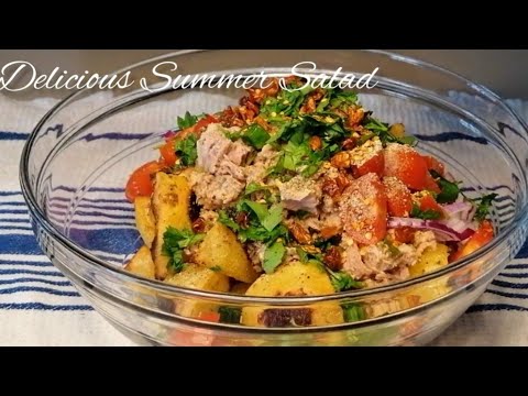 The Most Delicious Summer Salad for Picnic or Beach | Potato with Tuna Salad
