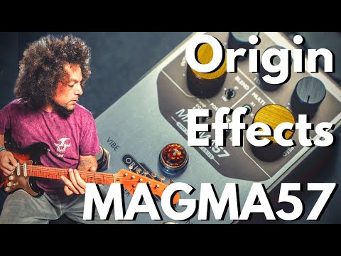 Origin Effects MAGMA57 Amp Vibrato and Drive 2020 - Silver image 2