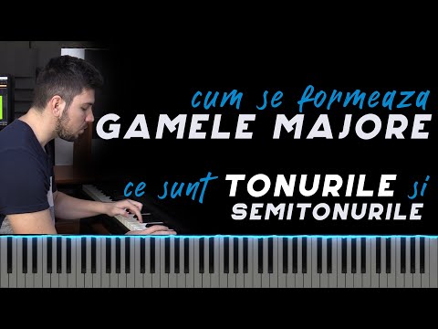 [ Fragment de lecție ] Cum se formeaza gamele majore ? Ce sunt Tonurile si Semitonurile?