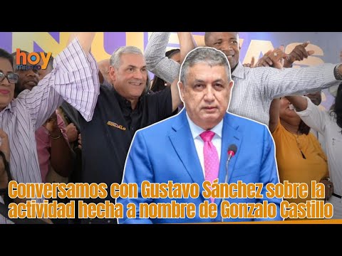 Conversamos con Gustavo Sánchez sobre la actividad hecha a nombre de Gonzalo Castillo.