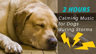 ⚡Relaxing Music for Dogs During Storms [NO ADS] - Pet Therapy