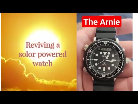 How to revive a solar powered watch #watches #seiko #seikowatches
