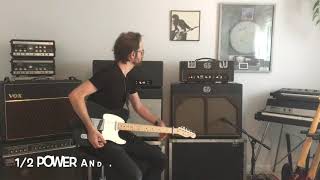 Video thumbnail for Does the built-in attenuator effect your tone? 65 Amps lil’ Elvis by Oscillate Music