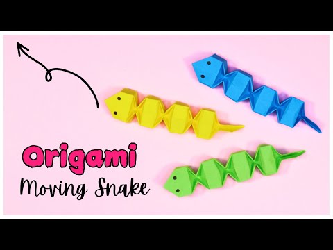 Origami Moving Snake Tutorial | DIY Paper Toys
