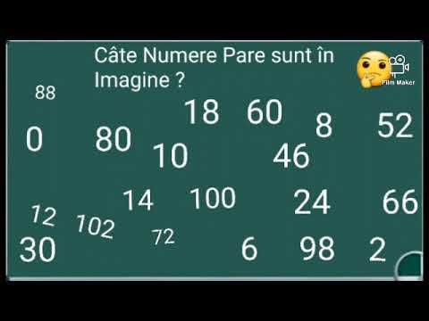 Care Numere Pare sunt în Imagine ? Test Rapid de Inteligenta doar cei deștepți răspund Repede!