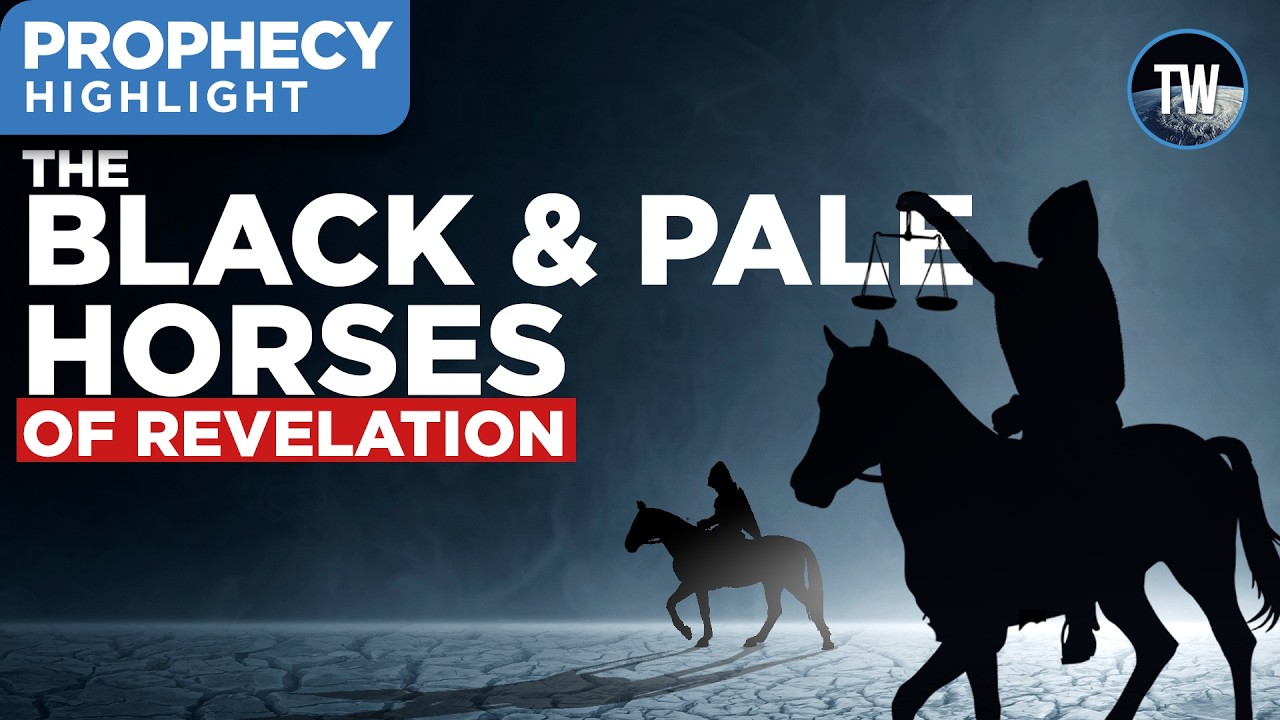 The Black and Pale Horses of Revelation (Famine and Death)