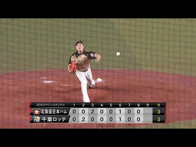 【8回裏】唸る鉄腕!! ファイターズ・宮西がキレのあるストレートで2者連続三振!! 2018/9/1 M-F