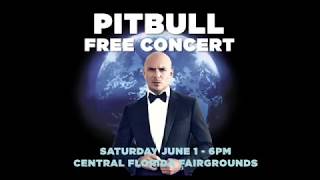 Pitbull! Free Concert Presented by Attorney Dan Newlin! The free concert featuring Pitbull and Nacho