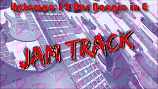 Uptempo 12 Bar Boogie in E | Blues Backing Track