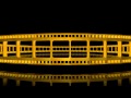 4K Ultra HD Filmstrip Moving Gold Animation 8 AA VFX Free Footage