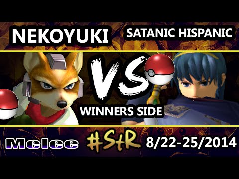 STR - Satanic Hispanic (Marth) Vs. Nekoyuki (Fox) SSBM Pokeball Tournament - Melee