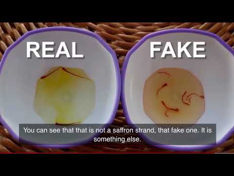 REAL OR FAKE SAFFRON TEST