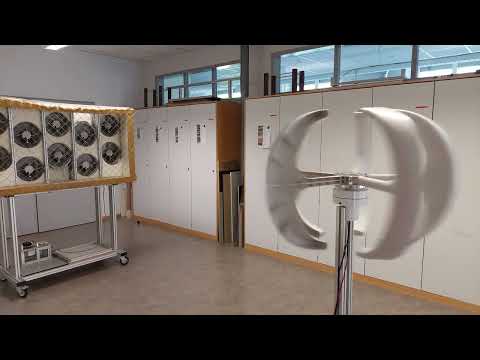 Savonius-Rotoren bei 5.13 m/s Windgeschwindigkeit