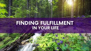 Finding Fulfillment in Your Life