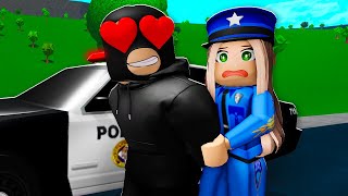 I Became A COP.. Criminal Had A CRUSH On ME.. (Roblox)
