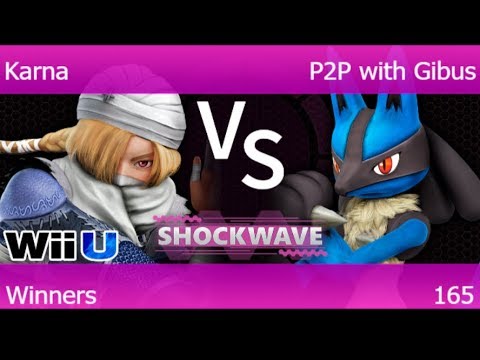 SW 165 - Karna (Sheik) vs P2P with Gibus (Lucario) Winners - Smash 4